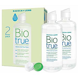 2-Pack of 10oz Biotrue Contact Lens Solution (Soft Lenses) $10.18 or Less w/ S&S + Free Shipping ~ Amazon