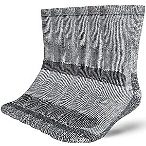 3 Pairs Wool Socks for Men/Women, 80% Merino Wool, Thermal Warm, After 53% Off Coupon Code $8.45 at Buttons & Pleats via Amazon