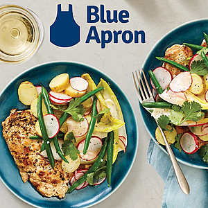 2 x $50 Gift Cards ($100 total) to Blue Apron for $64.99 from Costco (limit 5)