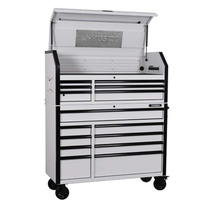 Husky Heavy-Duty 52 in. W x 21.5 in. D 15-Drawer White Tool Chest Combo and Rolling Cabinet with LED Light H52CH6TR9HDV3WH - The Home Depot $798