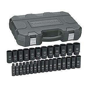 GEARWRENCH 29 Pc. 1/2 inch Drive 6 Point Deep Impact Metric Socket Set - 84935N $89.99 at Amazon