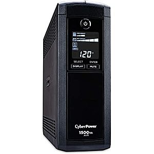 APC UPS, 1500VA Sine Wave UPS Battery Backup & Surge Protector, BR1500MS2 with AVR, (2) USB Charger Ports Uninterruptible Power Supply  $169.99
