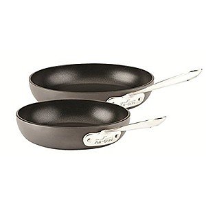 All-Clad Hard Anodized 8" & 10" Fry Pan Set $40 + Free Store Pickup