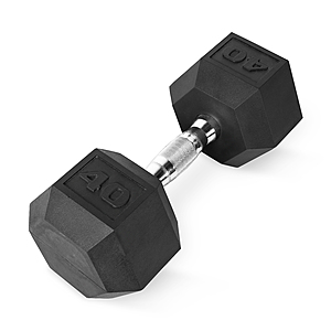 40-Lbs CAP Barbell Coated Hex Dumbbell (Single) $43 + Free Shipping