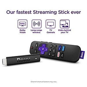 Roku Streaming Stick 4K 2021 at Amazon $28.34 after coupon on Amazon