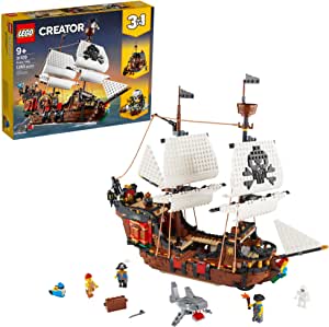 1260-Piece LEGO Creator 3-in-1 Pirate Ship Building Kit $80 + Free Shipping