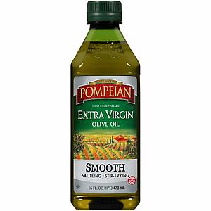 Pompeian Smooth Extra Virgin Olive Oil - 16 Ounce $2.18 or less