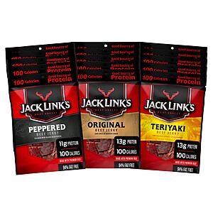 15-Pack 1.25-Oz Jack Link's Beef Jerky Variety Pack  $17.50 w/ S&S + Free Shipping w/ Prime or on $25+