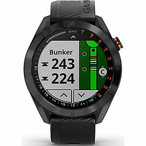 Garmin Approach S40 GPS Golf Smartwatch (Black) $144.60 + Free Shipping