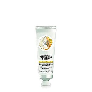 1-Oz The Body Shop Hand Cream (Almond Milk & Honey) $2.30 w/ S&S + Free Shipping w/ Prime or on $25+