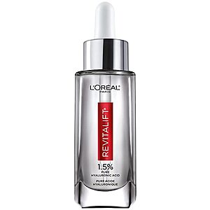1-Oz L’Oreal Paris 1.5% Pure Hyaluronic Acid Serum for Face w/ Vitamin C $9.70 w/ S&S + Free Shipping w/ Prime or on $25+