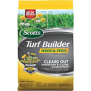 42.87-lbs Scotts Turf Builder Weed and Feed (15,000 Sq. Ft. Coverage) $38.95 + Free Shipping