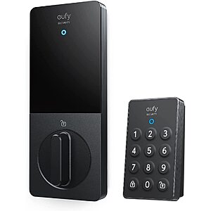 Prime Members: eufy Security R10 Retrofit Smart Lock+Wireless Waterproof Keypad (Black) $100 + Free Shipping