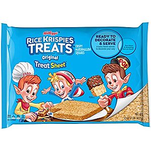 32-Oz Kellogg's Rice Krispies Treats (Snack Bars Super Sheet) $6.30 w/ S&S + Free Shipping w/ Prime or on $25+