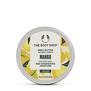 1.69-Oz The Body Shop Body Butter (Mango) $2.80 w/ S&S + Free Shipping w/ Prime or on $25+