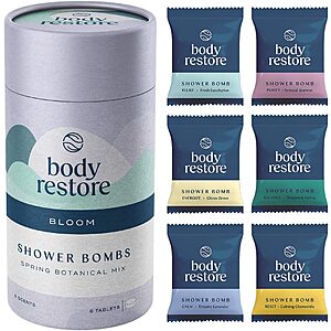 6-Count Body Restore Shower Steamers (Assorted) $8.25 w/ Subscribe & Save