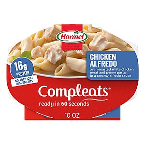 Hormel Compleats 6-Pack 10-Oz Chicken Alfredo Meals $8.75 & More w/ Subscribe & Save
