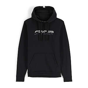 Spyder Extra 50% Off: Men's Retro Logo Pullover Hoodie (Black) $21, Bandit Full Zip Sweater (2 colors) $39 & More + Free Shipping