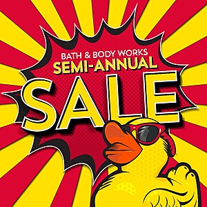 Bath & Body Works Semi-Annual Sale (Starts 6/3): Up to 75% Off + $6.99 Flat-Rate S/H on $10+ or Free Store Pickup
