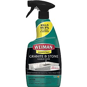 24-Oz Weiman Disinfectant Granite Daily Clean & Shine $3.25 + Free Shipping w/ Prime or on $25+