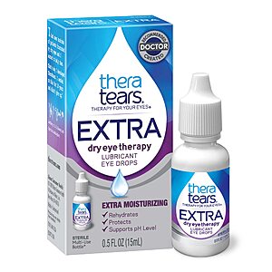 0.5-Oz TheraTears Extra Dry Eye Therapy Lubricating Eye Drops $3.55 w/ S&S + Free Shipping w/ Prime or on $25+