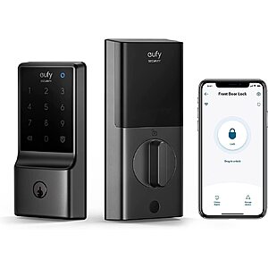 Amazon Prime Members: eufy Security 5-in-1 Keyless Entry Wi-Fi Deadbolt Smart Lock C210(E110)  $77 + Free Shipping