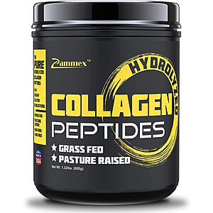 1.32-lb Zammex Hydrolyzed Collagen Peptides Powder (Unflavored) $15.35 w/ S&S + Free Shipping w/ Prime or on $35+