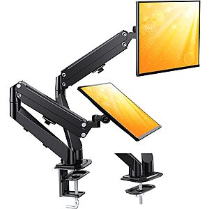 Prime Members: ErGear Dual Arm Adjustable Monitor Mount (for 13-30" Monitors) $29.25, Single Arm Adjustable Mount $19.50 + FS w/ Prime or on $35+