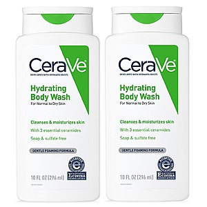 Select Cerave Skin Care Sale: 10-Oz Hydrating Body Wash 2 for $13.80 ($6.89 each), 5-Oz Baby Moisturizing Cream 2 for $10.30 & More w/ S&S + Free Shipping w/ Prime or on $35+