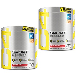 7.4-Oz Cellucor C4 Sport Pre Workout Powder (Fruit Punch) 2 for $27.40 ($13.70 each) w/ S&S + Free Shipping