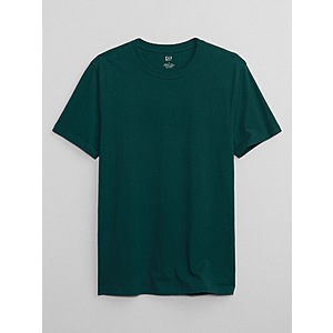 GAP Factory: Extra 20% Off + Extra 20% Off: Men's Everyday Soft Crewneck T-shirt (3 colors) $5.10 & More + Free Shipping