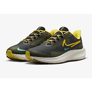 Nike Men's Pegasus Shield Weatherized Road Running Shoes (Black/Light Bone/Golden Beige/Vivid Sulfur) $69.60 + Free Shipping