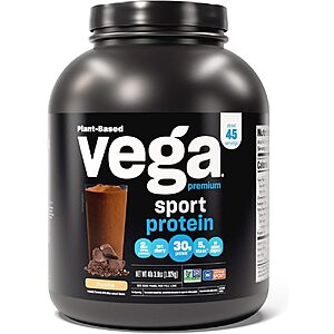 Vega Premium Sport Protein Powder: 4-lbs 3.9-Oz (Mocha) $43.40, 4-lbs 1.8-Oz (Vanilla) $45.35 & More w/ S&S + Free Shipping
