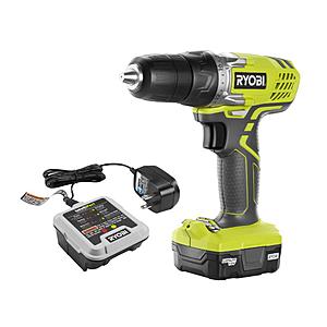 Reconditioned Ryobi 3/8 in. Drill/Driver Kits with Battery and Charger, 12 Volt $20.99, 18 Volt $29.99, w/free shipping @ Direct Tools Outlet
