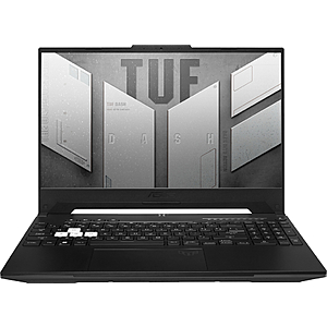ASUS TUF Dash Laptop: 15.6" 1080p, i7 12650H, 16GB RAM, 512GB SSD, RTX 3070 $1,000 + Free Shipping