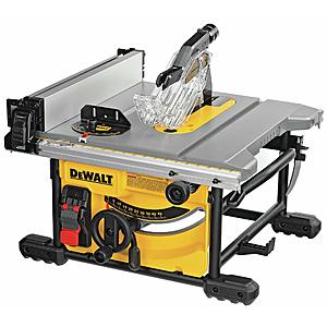 DeWALT 120V 15 Amp 8-1/4" Corded Compact Jobsite Table Saw $279.65 + Free Shipping