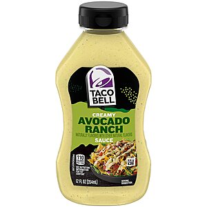 8-Pack 12oz Taco Bell Creamy Avocado Ranch Sauce $11.40 w/ Subscribe & Save