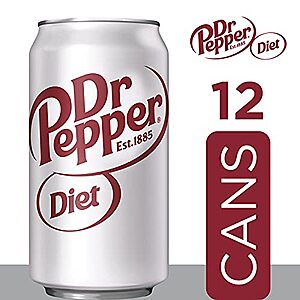 Amazon: Diet Dr Pepper Soda, 12 fl oz cans, 12 pack, "FREE Prime delivery April 10-12" YMMV $4.98