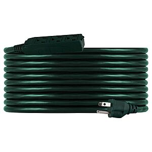 Target - Philips 25' 3-Outlet Grounded Extension Cord Outdoor Green - $6.99 + Pickup in store