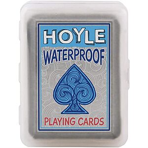 Hoyle Waterproof Clear Playing Cards $3.80