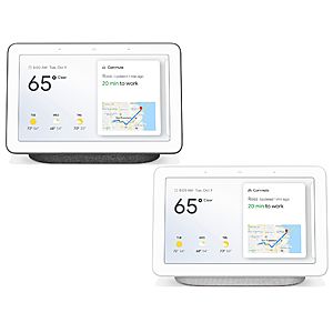 2-Pack Google 7" Touchscreen Nest Hub Smart Assistant $99.96 + Free Shipping