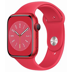 **DoD/Gov Only** Apple Watch Series 8 GPS 41/45mm Aluminum with Sport Band, Various Colors from $197/$207, NEX/MCX B&M