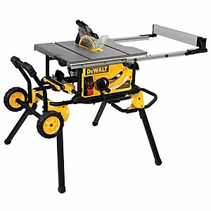 eBay - DeWALT DWE7491RS 10-Inch Jobsite Table Saw with 32-1/2-Inch Rip W/ Rolling Stand $439.20 shipped