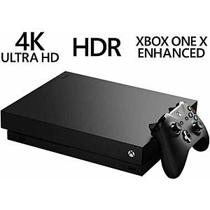 Microsoft Xbox One X 1TB 4K Ultra HD Gaming Console - Microsoft Refurbished. $199.99 (eBay Daily Deal)