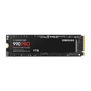 SAMSUNG 990 PRO M.2 2280 1TB PCIe Gen 4.0 x4, NVMe 2.0 V7 V-NAND SSD - NewEgg + Free Shipping $67.99