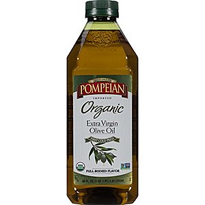48oz Pompeian Organic Extra Virgin Olive Oil S&S $9 or $8.06