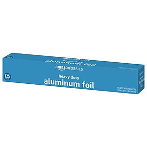 Amazon Basics Heavy Duty Aluminum Foil, 125 Square Foot Roll, 1-Pack (Previously Solimo) - $5.92 or $5.55 /w S&S - Amazon YSFMV