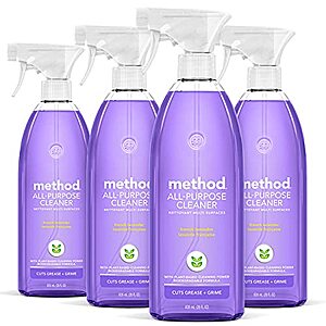 Method All-Purpose Cleaner Spray, 28 oz Spray Bottles, 4 Pack - $10.04 or $9.32 /w S&S - Amazon