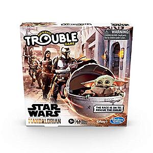 Hasbro Gaming Trouble: Star Wars The Mandalorian Edition - $5.99 - Amazon