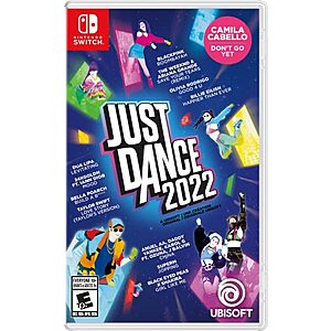 Just Dance 2022 - (Nintendo Switch, PS5) - $14.99 - Amazon